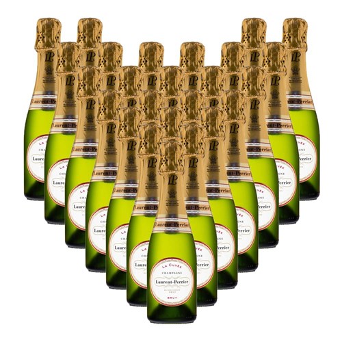 Case of 24 Bottles of Mini Laurent Perrier La Cuvee Champagne 20cl – Perfect for Parties or Giveaways